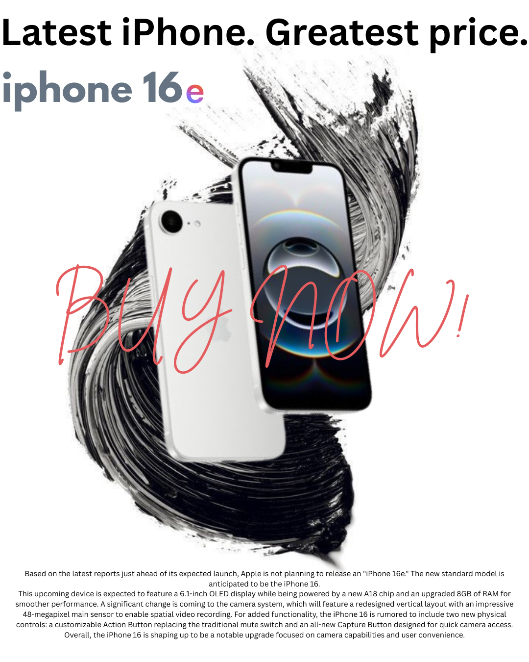 iPhone 16e